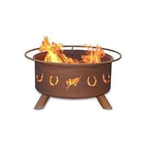  Horseshoes Fire Pit & Grill: Patio, Lawn & Garden