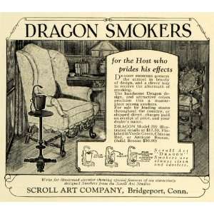   Tobacco Ashtray Household Decor   Original Print Ad