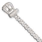 Allure Jewel & Gift Sterling Silver CZ Belt Shaped Bracelet