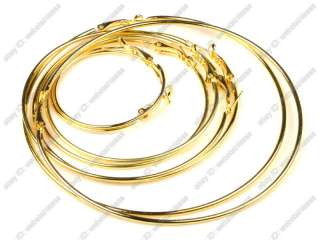 Wholesale Lots Basketball wives big circle hoops Gold Silver Earrings 