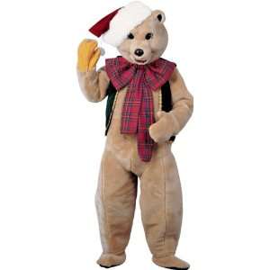 Christmas Pot Belly Bear Mascot 