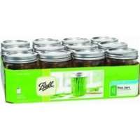 Ball Wide Mouth Canning Jar 1 Pt   Can or Freeze 12 PAK  