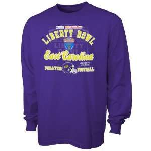   Purple 2009 Liberty Bowl Bound Long Sleeve T shirt: Sports & Outdoors