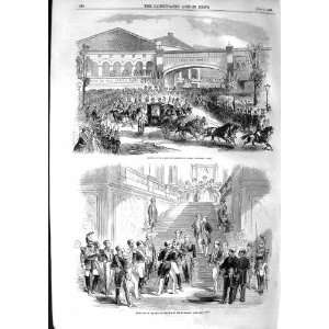  1855 KING SARDINIA PARIS RECEPTION TUILERIES FRANCE