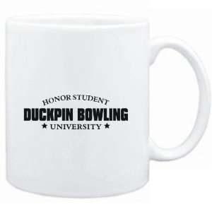 Mug White  Honor Student Duckpin Bowling University  Sports  