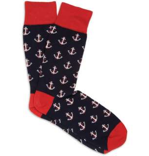 Home > Accessories > Socks > Casual socks > Anchor Pattern 