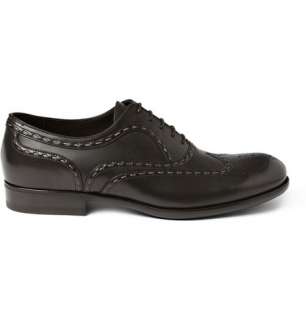  Shoes  Brogues  Brogues  Stitch Detail Leather 
