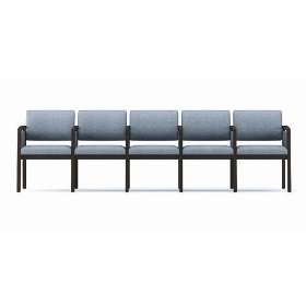  Lenox 31.5 Five Seat Sofa with Center Arm Fabric Axis 