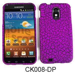  Dark Purple Egg Crack. Leather Finish Cell Phones 