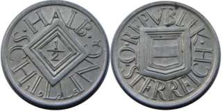 8156 Österreich Kaiserreich 1/2 Schilling 1925  