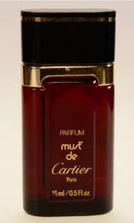 466,33EUR/100ml) 15 ml Must de Cartier Parfum Extrait Miniatur Splash 