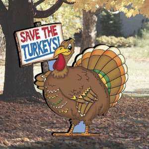  Pattern for Protesting Turkeys Patio, Lawn & Garden