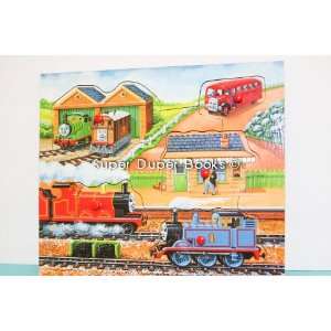  Thomas the Tank Engine Train Puzzle with Red Peg Handles 