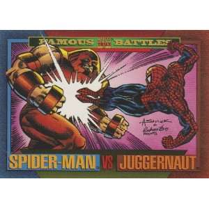 Spider Man vs. Juggernaut #165 (Marvel Universe Series 4 Trading Card 