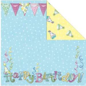  Make A Wish: Birthday Girl 12 x 12 Double Sided Cardstock 