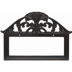  2x4 Tile Black Filigree Frame, holds five tiles