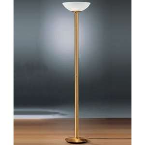  Tall Halogen Floor Lamp W/glas 2573 Pbbb Sw