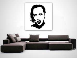 Marilyn Manson POPART Bild Gemälde NO DVD CD handgemalt  