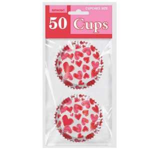   Party By Amscan Valentines Hearts   Cupcake Cups 