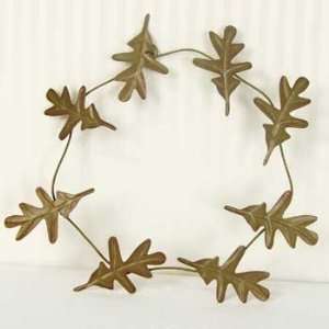 Wholesale Metal Fall Wreath W/leaves Only $4.95 Each
