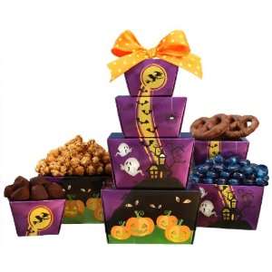 Wine Country Gift Baskets Trick or Treat Tower of Sweets, 1.4 Pound