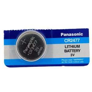  Panasonic CR2477 3v Litium Coin Cell Battery Electronics