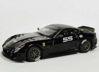 43 Ferrari 599XX schwarz black Nr. 55   Elite   NEU  