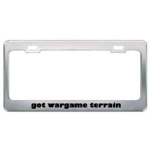 Got Wargame Terrain Making? Hobby Hobbies Metal License Plate Frame 