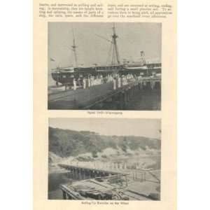  1899 Naval Training Station At San Francisco Badger 