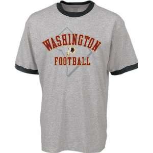   Washington Redskins Grey Home State Ringer T Shirt