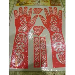   Adhesive Decal Stencils For Henna temporary tattoo: Everything Else