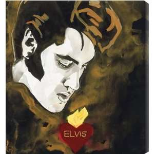  Sacred Heart Elvis AZWS100A acrylic art