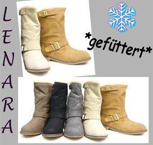 Damen Ankle Boots Stiefeletten Winter Stiefel Schuhe  
