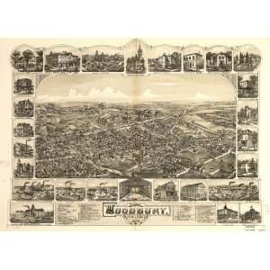    1883 map of the city of Woodbury, New Jersey