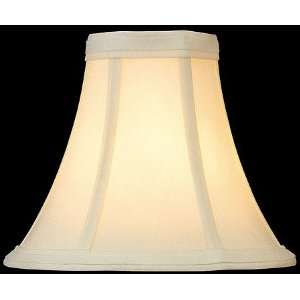  White Fabric Candelabra Shade 7 Inch Base Width: Home 