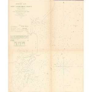   Map of Ship & Sand Shoal Inlets   Coast of Virginia