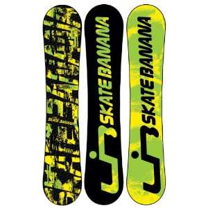  Lib Tech Skate Banana BTX Wide Snowboard Yellow/Green 153 