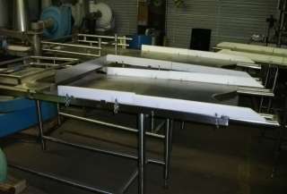 Stainless steel table 30x6.5 sanitary removable sides  