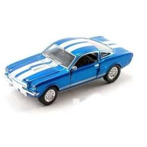 1966 Shelby GT 350 Blue/White Stripes R1 164 Die Cast Carroll Shelby 