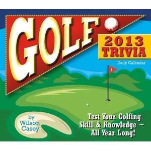  Golf Trivia 2013 Daily Box Calendar
