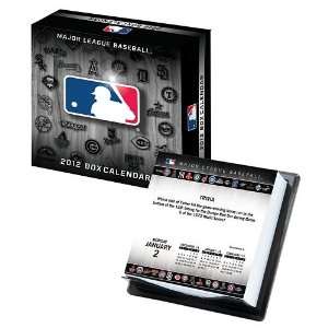   : MLB Major League Baseball 2012 Daily Box Calendar: Office Products