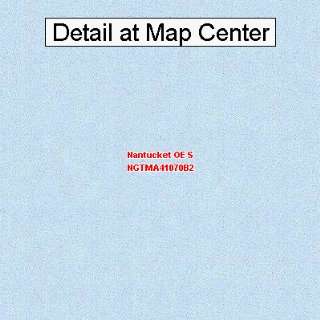 USGS Topographic Quadrangle Map   Nantucket OE S 