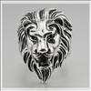 Cool Huge Lion Mens 316L Stainless Steel Ring K028  