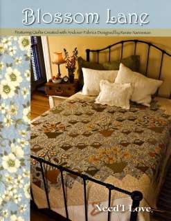 BLOSSOM LANE Needl Love   quilts, applique, pillows   Blossoms 