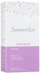 Summers Eve Douche, Island Splash   4 each 041608875461  