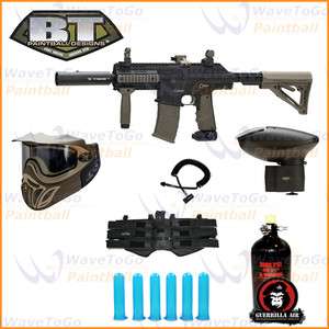 BT TM 15 TM15 LE Tactical Paintball Marker Gun Tan Sniper MEGA Package 