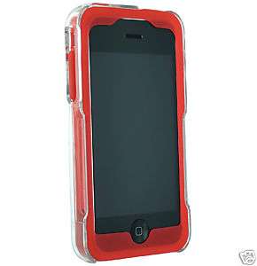 NEW INCIPIO SILICONE SKIN POUCH 4 IPHONE 3G HARD  RED  