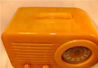 Fada 1000 Yellow Art Deco Bullet Radio Machine Age C.1945 No Reserve 