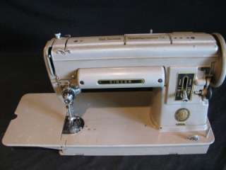 Vintage Singer 301A Longbed Sewing Machine with Case and Accessories 