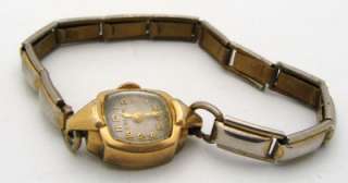 Ladies Goldtone Bulova Wrist Watch for Parts/Repair  